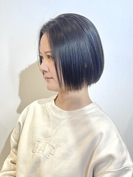 ブランロール 中目黒店(Blanl'or) 大人ガーリー/ダークアッシュ/似合わせカット/レイヤーカット