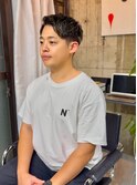 メンズハイライトショート
