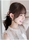(縮毛矯正/髪質改善/ロングヘア/前髪/韓国レイヤー/小顔)