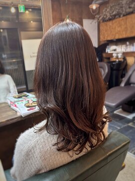 ロルド シェリ(Rold Cheri) 【山本智文】コテ巻きパーマレイヤーカットミディアム