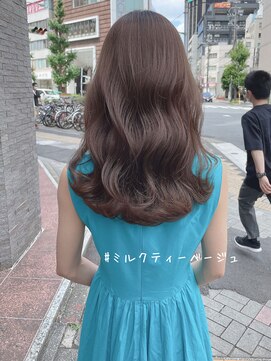 ジーナリア(Xena ria) 《袴田》ブリーチなしミルクティー