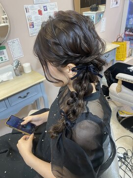 プーペ(pupe) サイド編みおろし