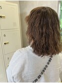 根本カラーとレイヤーカット