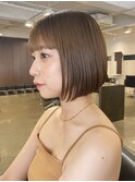この夏人気の顎下1センチボブ！スタイリングも簡単です◎