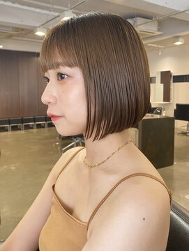 アビー 鎌倉(ABBEY) この夏人気の顎下1センチボブ！スタイリングも簡単です◎