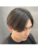 【メンズ】ナチュラルストレート(縮毛矯正)センターパート