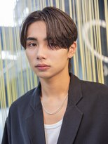 シティ(CITY) フェザーパーマブルーブラックニュアンスサーフラルフカール