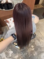 チャプター 問屋町(chapter) ピンクラベンダーブラウンカラー髪質改善トリートメント韓国ヘア