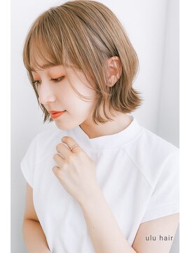 ウルヘアー 緑地公園(ulu hair) くびれレイヤーボブ