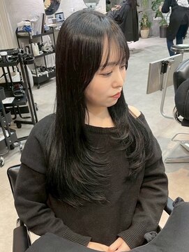 チュチュ(chuchu) ブリーチなしダブルカラー/韓国/顔まわり/レイヤー/東久留米