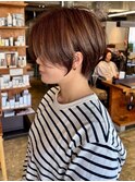 【絶壁解消◎】ハンサムショート×ハイライト