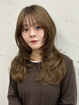 シーク 天神(SEEK) レイヤー/レイヤーカット/ベージュ/ベージュカラー