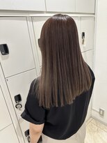 ケンジ 平塚 アネッタ(KENJE annetta)&nbsp;艶髪ストレート　髪質改善カラー　髪質改善トリートメント