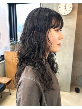 テトヘアー(teto hair) ロングウェーブパーマ くるくるくせ毛風 スパイラル
