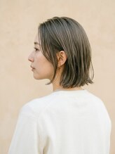 エムフロムソレイユミュー(M from soleil mju)&nbsp;ナチュラルはねボブ×グレージュ