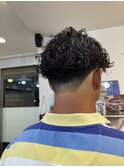 シャドウパーマ上げスタイル