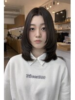 ビール 西新店(BEER) 小顔効果★ミディアムレイヤー