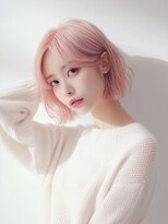 アーダーヘアサロン 武生店(ADER HAIR SALON) シアーピンク×カジュアルボブヘアー