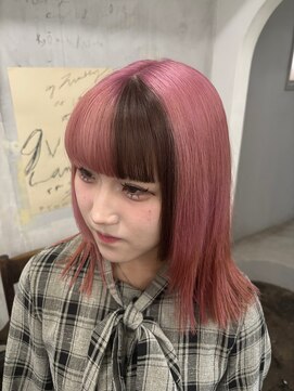 マーシー(MAAAAAC) PINK×BROWN 【colorist LEON】