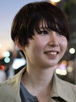 アイドットプラス オオサカ 心斎橋 難波(i.+OSAKA)&nbsp;小顔マッシュショート×黒髪ハンサム