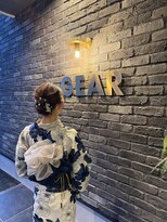 ギア(GEAR) ヘアアレンジ 浴衣着付け ヘアセット