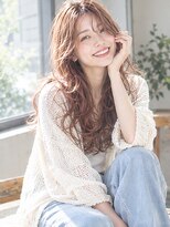 ドット ヘアー(dot.hair)&nbsp;ベージュカラー / ニュアンスウェーブ / シースルーバング