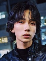 アンサー 原宿(ANSWER)&nbsp;原宿メンズボブメンズミディアムセンターパートニュアンスパーマ