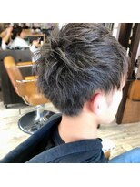 ヘアラウンジ キッサコ(HAIR LOUNGE Kiss A Co.)&nbsp;【簡単セット】上越市メンズカット　アップバング/ツーブロック