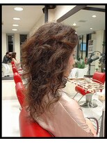 メタ(META) カット(ガーリー)+デジタルパーマ+毛髪再生プレミアムカラー