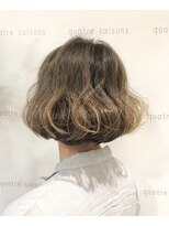 キャトルセゾン(quatre saisons)&nbsp;切りっぱなしバルーンボブ