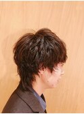 【ちょいクセ】メンズウルフパーマ