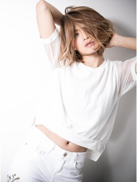 カバーヘア ブリス 北浦和(COVER HAIR bliss) bliss北浦和*アシンメトリー個性的インナーカラー前下がりボブw!