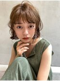 Lien☆大人かわいいココアブラウン×前髪シースルー　立川