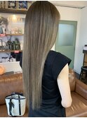 グレイヘア(白髪)活かした大人グレージュ