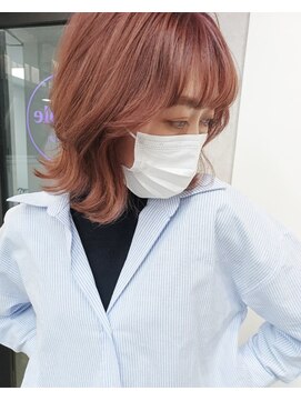 パープル(purple) コーラルピンク