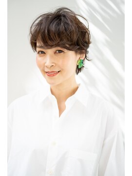 マグノリア オモテサンドウ(MAGNOLiA Omotesando) 大人のこなれリフトアップショートパーマ【黒髪】