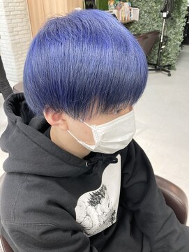 ヘアバイプルーヴ(Hair by PROVE) ブルーマッシュ