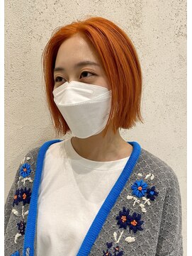 ディーン 名駅店(DEAN) vivid orange color