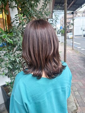 ヘアーラボ ハチ(HAIR LABO HACHI) 白髪ぼかしハイライトグレージュ
