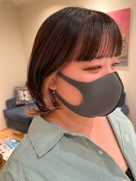 ローネス ギンザ(LONESS ginza) 夏に映えるブロンドインナーカラー◎銀座/日比谷/ハイトーン