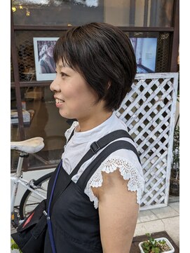 ヒカリス 東三国(HIKARIS) 笑顔溢れる大人ショート/オリーブベージュ