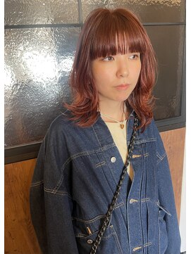 ゾアクラシックヘアー(ZOA classic hair) オレンジカラー×レイヤースタイル  【二子玉川】