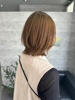 ルー(Luu)&nbsp;ベージュカラーボブ神戸/東灘/住吉/御影/岡本/摂津本山/芦屋