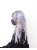 シルバーベージュ#ケアブリーチ#ダブルカラー#髪質改善カラー