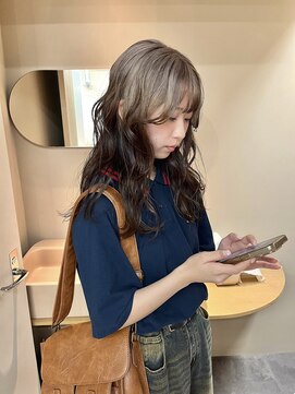 パークレーン アイス イヴェン(park lane ICI yeven) 夏ルーツカラー　ベージュ~ブラウン　/akari