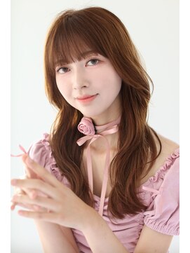 ヘアサロンガリカアオヤマ(hair salon Gallica aoyama) <瀧川彩季>ブリーチなしで叶う柔らかく透けるピンクベージュ