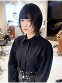 顔周りカット　レイヤーカット　ウルフカット　横浜