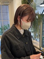 ロマリア(Lomalia)&nbsp;【Lomalia表参道】馴染むハイトーン/イメチェングレージュボブ