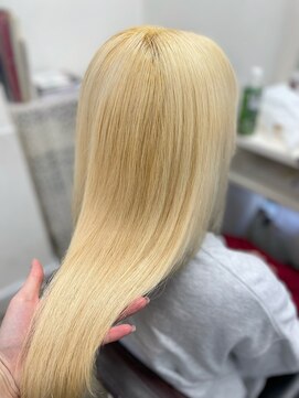 ナチュラルコントロール(Natural Control) カラーなし☆ブリーチ抜きっぱなしブロンドハイトーンカラー