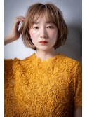 フレンチカジュアルハイライトくせ毛風こなれボブw浦和20代30代
